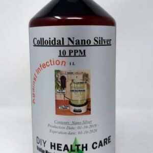 Colloidal silver water 1 liter 10 ppm